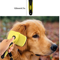 HKM-853843 Automatic Pet Grooming Comb with Stainless Steel Needles and Easy Clean Design for Dogs and Cats