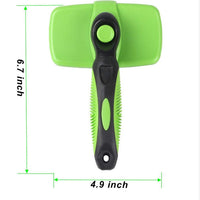 HKM-853843 Automatic Pet Grooming Comb with Stainless Steel Needles and Easy Clean Design for Dogs and Cats