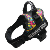 HKM-853907 Adjustable Reflective Dog Harness for Small to Large Breeds - Nylon Vest for Safe Walks
