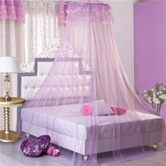 HKM-853907 Hanging Dome Mosquito Net with Single Door - Durable Polyester Fiber Construction