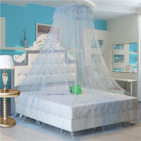 HKM-853907 Hanging Dome Mosquito Net with Single Door - Durable Polyester Fiber Construction