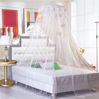 HKM-853907 Hanging Dome Mosquito Net with Single Door - Durable Polyester Fiber Construction