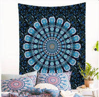HKM-853907 Mandala Printed Polyester Wall Tapestry for Home Decoration