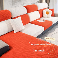 HKM-853971 Non-Slip Sofa Cushion Cover in Various Colors and Sizes, Modern Stripe Pattern