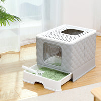HKM-854099 Folding Pet Nest with Removable and Washable Liner for Cats