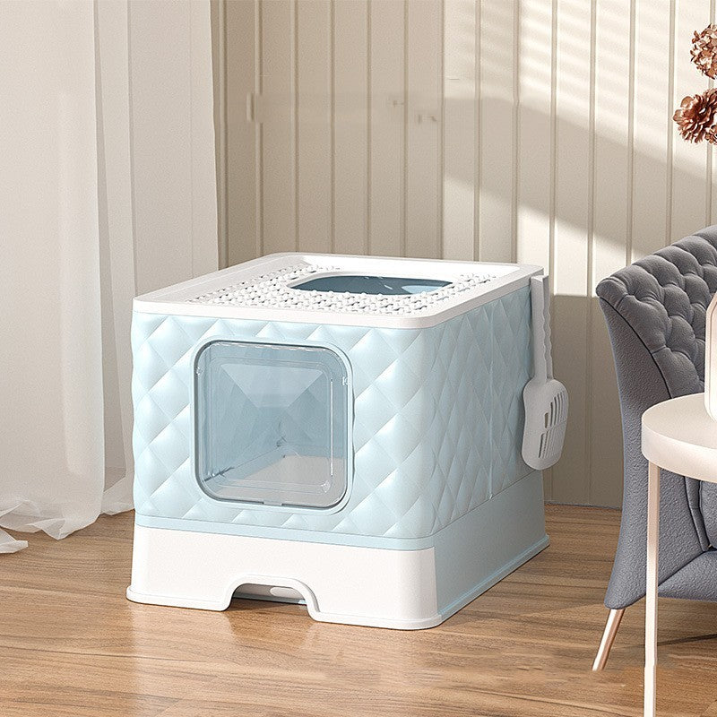 HKM-854099 Folding Pet Nest with Removable and Washable Liner for Cats