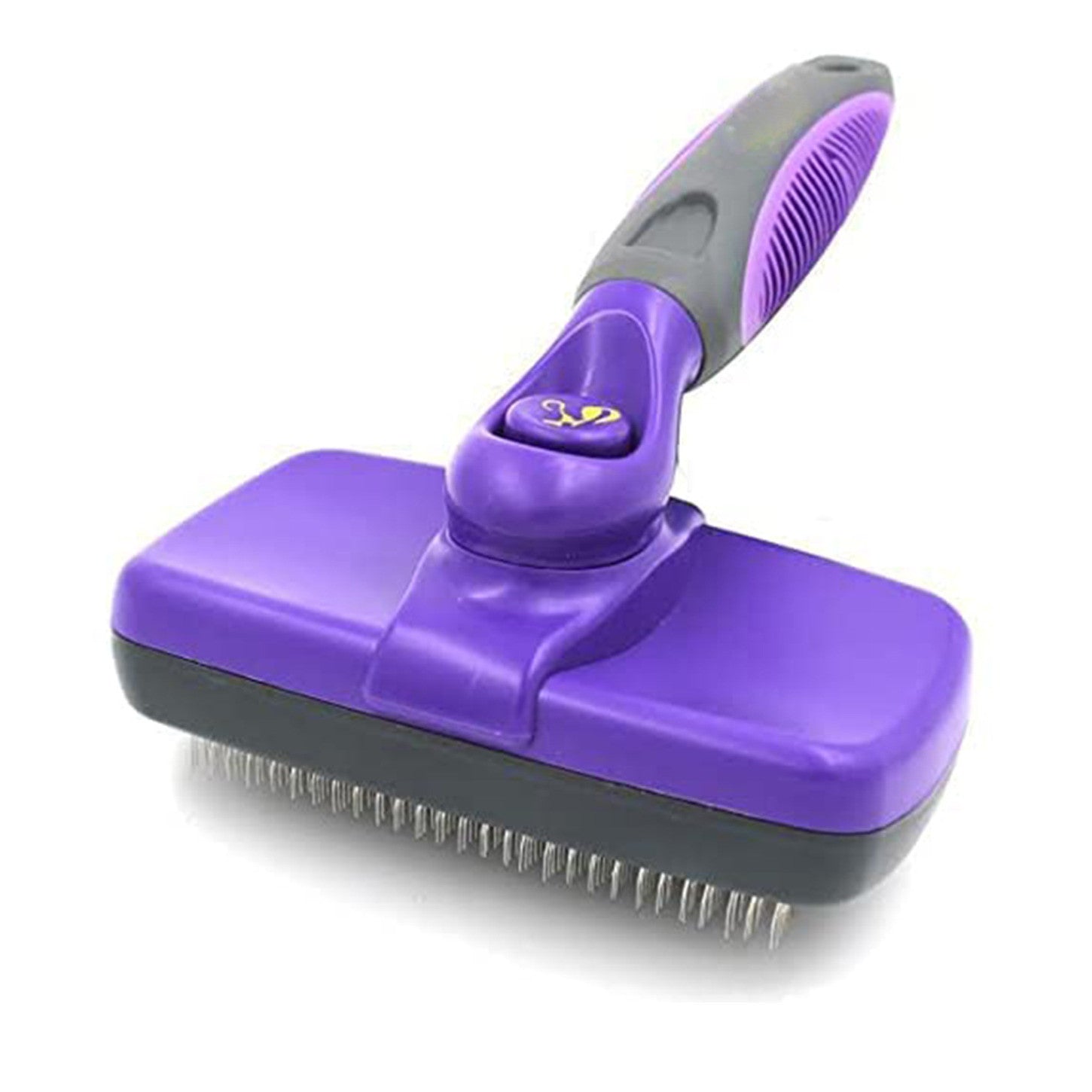 HKM-854163 Self-Cleaning Pet Slicker Brush for Easy Grooming and Shedding Control