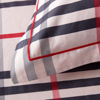 HKM-854227 Comfortable Four-Piece Printed Cotton Bed Set
