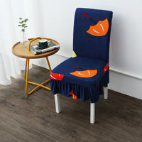 HKM-854291 Elastic Square Chair Cover in Modern Simple Design for Household Use