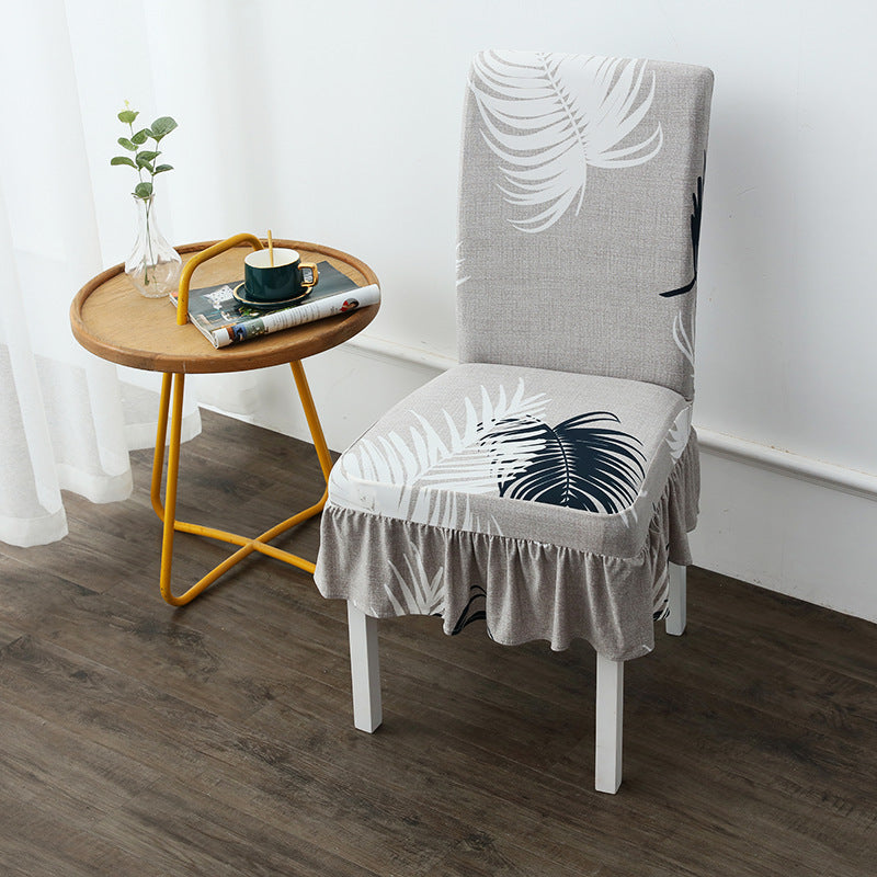 HKM-854291 Elastic Square Chair Cover in Modern Simple Design for Household Use