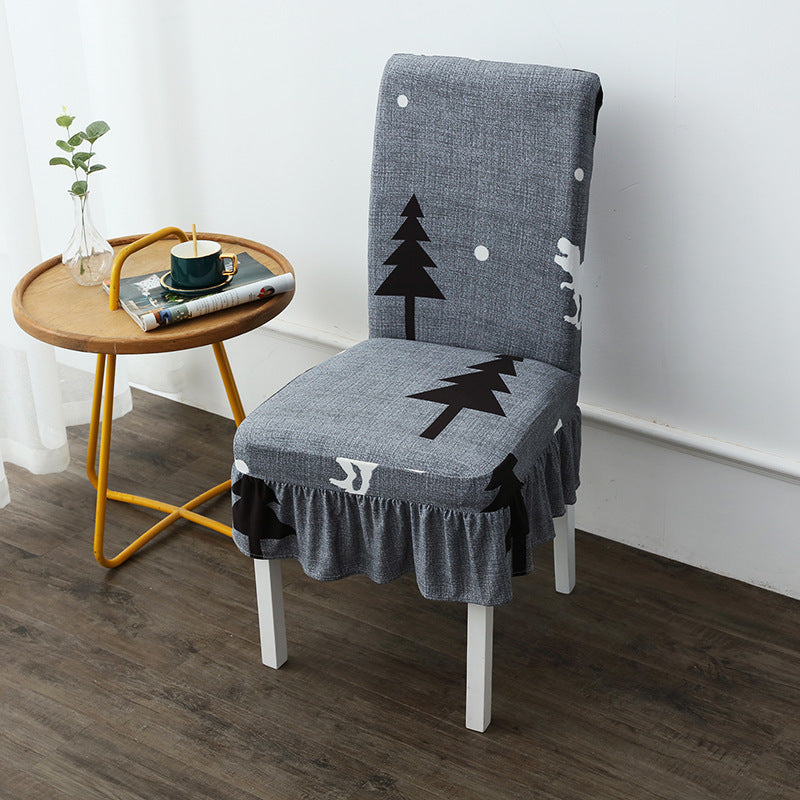 HKM-854291 Elastic Square Chair Cover in Modern Simple Design for Household Use