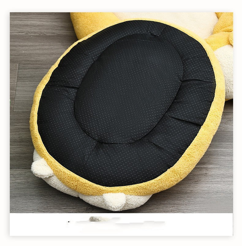 HKM-854355 Corgi Style Plush Pet Nest for Autumn and Winter - Available in Multiple Sizes