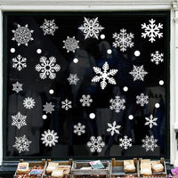 HKM-854355 Large PVC Cartoon Style Door Shop Window Sticker - Waterproof Wall Décor for Living Room