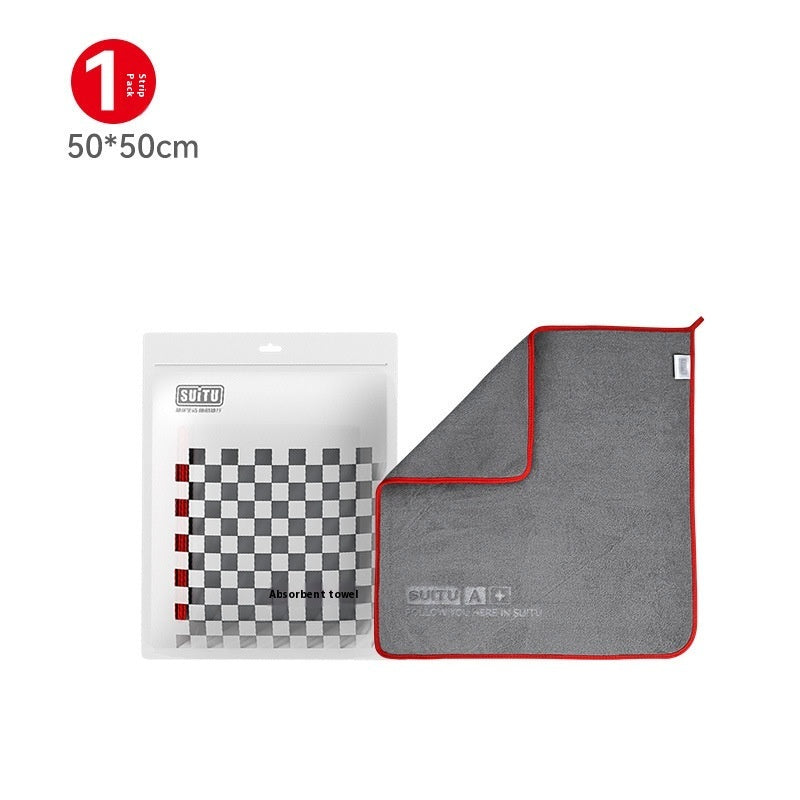 KTX-854483 Advanced Absorbent Car Cleaning Towel - Multiple Sizes Available in Gray