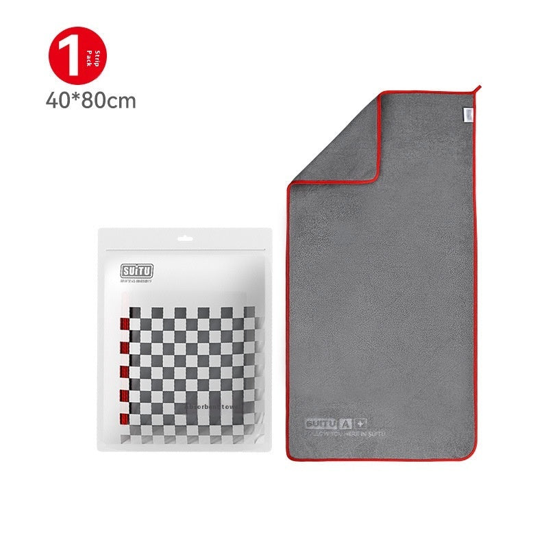 KTX-854483 Advanced Absorbent Car Cleaning Towel - Multiple Sizes Available in Gray