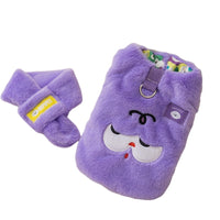HKM-854547 Korean Style Cartoon Bear Hoodie for Small to Medium Dogs with Scarf for Autumn and Winter