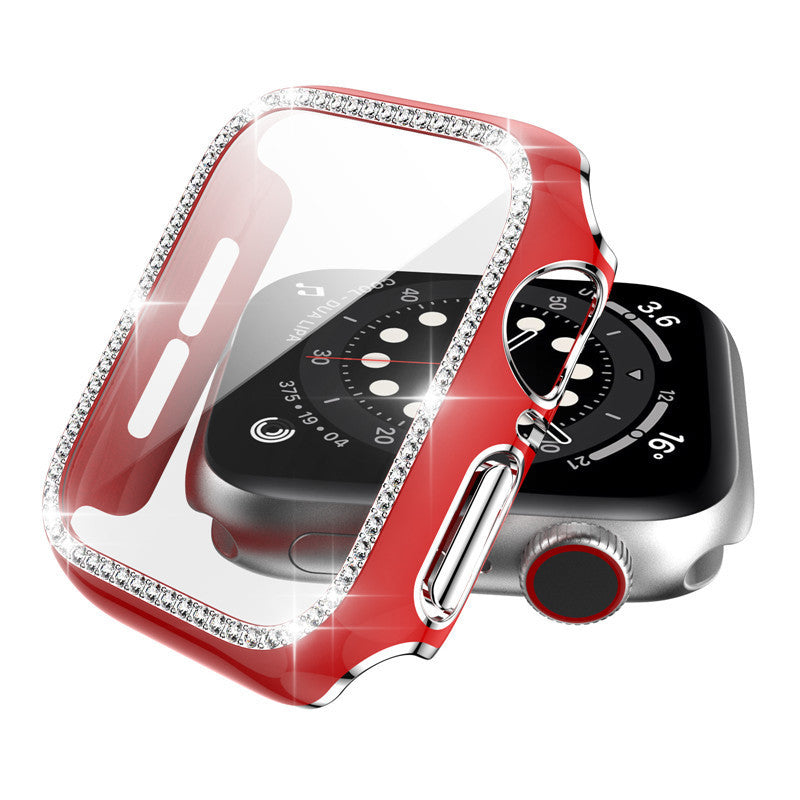HKM-854739 Diamond Protective Case for Apple Watch - Compatible 38mm, 40mm, 42mm, 44mm Models