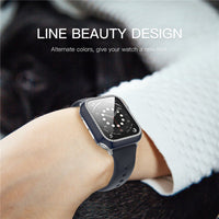HKM-854739 Diamond Protective Case for Apple Watch - Compatible 38mm, 40mm, 42mm, 44mm Models