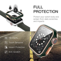 HKM-854739 Diamond Protective Case for Apple Watch - Compatible 38mm, 40mm, 42mm, 44mm Models