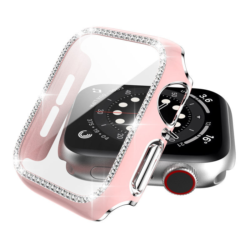 HKM-854739 Diamond Protective Case for Apple Watch - Compatible 38mm, 40mm, 42mm, 44mm Models