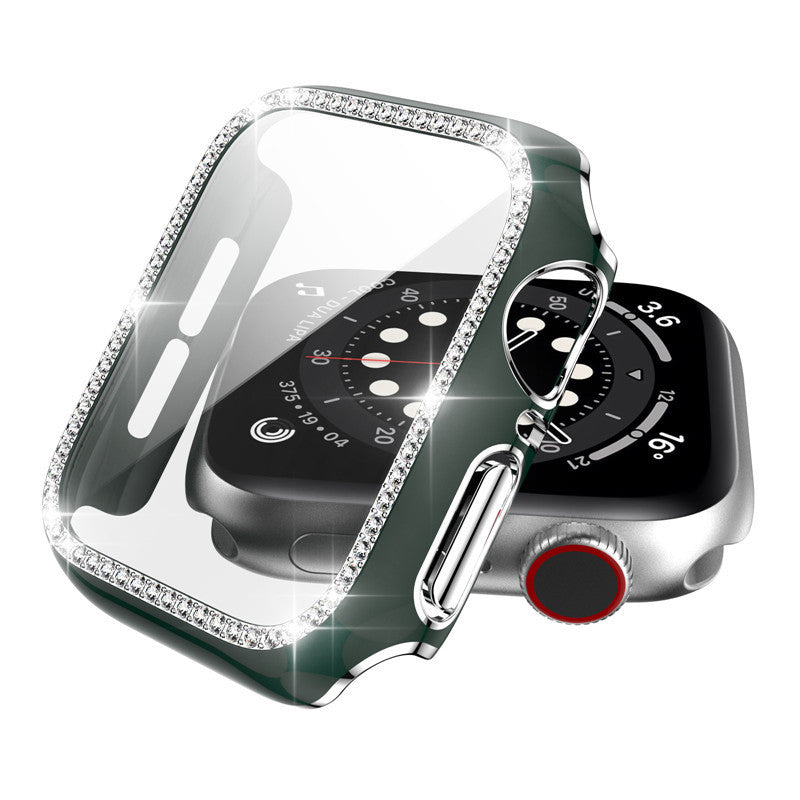 HKM-854739 Diamond Protective Case for Apple Watch - Compatible 38mm, 40mm, 42mm, 44mm Models