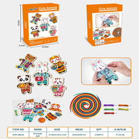 HKM-854803 Handmade DIY Sewing Craft Kit for Kids - Fun Educational Toy for Fine Motor Skills