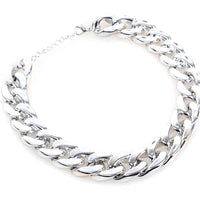 HKM-854931 Elegant Dog Necklace Collar in Gold Tone for Small and Medium Pets - Adjustable Size 21cm to 50cm