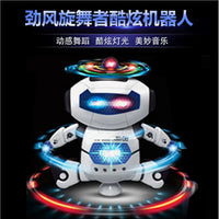 HKM-855059 Educational Electric Dancing Robot Toy for Kids - Interactive Light and Music Feature
