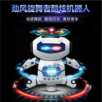 HKM-855059 Educational Electric Dancing Robot Toy for Kids - Interactive Light and Music Feature