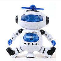 HKM-855059 Educational Electric Dancing Robot Toy for Kids - Interactive Light and Music Feature