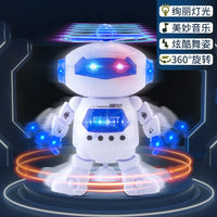 HKM-855059 Educational Electric Dancing Robot Toy for Kids - Interactive Light and Music Feature