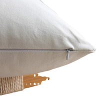 HKM-855123 PU Cotton Canvas Double-Stitched Leather Sofa Cushion Cover - Solid Color Options, 45x45 cm
