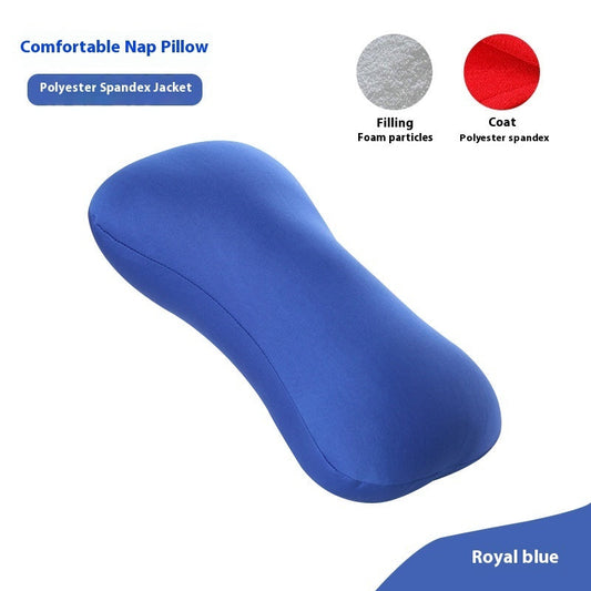 HKM-855187 Foam Particles Office Nap Pillow - Simple Design, 38 x 20 cm, Multiple Colors