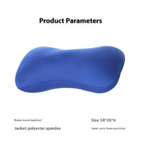 HKM-855187 Foam Particles Office Nap Pillow - Simple Design, 38 x 20 cm, Multiple Colors