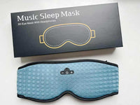 HKM-855379 Adjustable Breathable Eye Mask for Daytime Relaxation - Available in Black and Blue Green