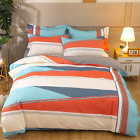 HKM-855379 Cotton Plant Pattern Winter Linen Quilt Cover Bedding Set - Multiple Sizes Available