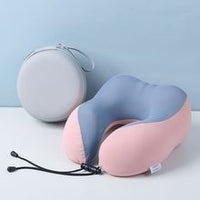 HKM-855507 U-Shaped Cooling Memory Foam Neck Pillow for Cervical Support