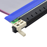 HKM-855571 PCI-E 16X to 16X Riser Card Extension Cable Male-to-Female Adapter, Plastic/Metal, Silver, 90x100x190mm