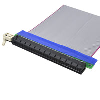 HKM-855571 PCI-E 16X to 16X Riser Card Extension Cable Male-to-Female Adapter, Plastic/Metal, Silver, 90x100x190mm