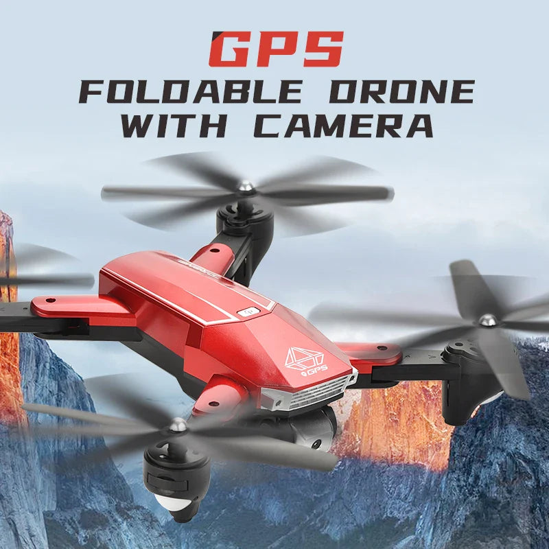 HKM-855635 Foldable 5G GPS Quadcopter with Camera, Altitude Hold, Gesture Control, and Optical Flow Positioning