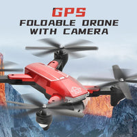 HKM-855635 Foldable 5G GPS Quadcopter with Camera, Altitude Hold, Gesture Control, and Optical Flow Positioning