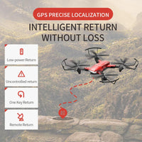 HKM-855635 Foldable 5G GPS Quadcopter with Camera, Altitude Hold, Gesture Control, and Optical Flow Positioning