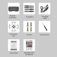HKM-855635 Foldable 5G GPS Quadcopter with Camera, Altitude Hold, Gesture Control, and Optical Flow Positioning