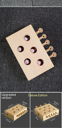 HKM-855827 Supplies Catnip Solid Wood Whac-a-mole Cat Toy
