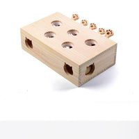 HKM-855827 Supplies Catnip Solid Wood Whac-a-mole Cat Toy