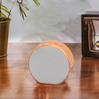 HKM-856083 Wood Grain Bluetooth Speaker with USB Connection, Built-in Lithium Battery, Portable Design