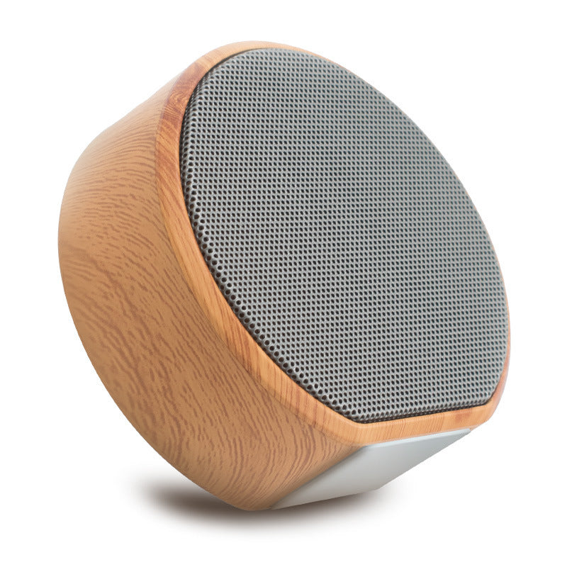 HKM-856083 Wood Grain Bluetooth Speaker with USB Connection, Built-in Lithium Battery, Portable Design