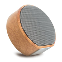HKM-856083 Wood Grain Bluetooth Speaker with USB Connection, Built-in Lithium Battery, Portable Design