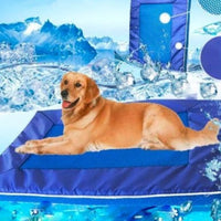 HKM-856147 Cooling Pad for Pets - Breathable Nylon with High Elastic Inner Cushion, Various Sizes Available