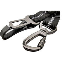 HKM-856211 Reflective Elastic Pet Car Seat Belt - Adjustable 54-90cm for Safety and Comfort